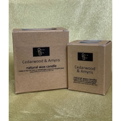 Cedarwood & Amyris Candle - Organic & Naturally Scented